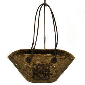 Loewe Basket Bag Brown Woven